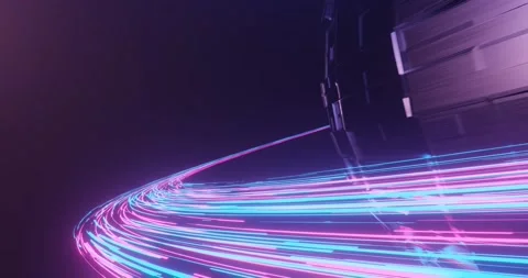 3d rendering seamless loop motion of sci fi background. Stock Footage 172002660