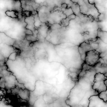 3d rendering. Seamless texture of marble or stone. in black and white. Stock Illustration