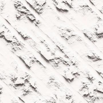 3d rendering. Seamless Texture of treated natural stone with damage. Old styl Stock Illustration