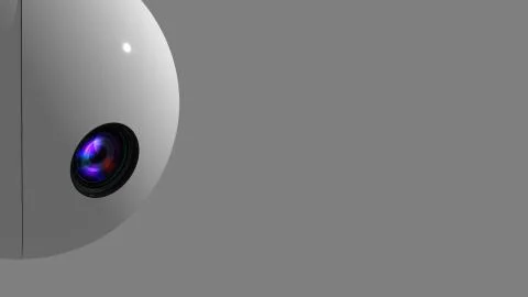 3d rendering of security camera video equipment Stock Illustration