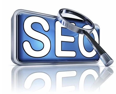 3D rendering of a SEO icon Illustrazione stock