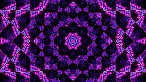 3D Rendering Shades of Pink and Purple Vj Loop Stock Footage 136489850