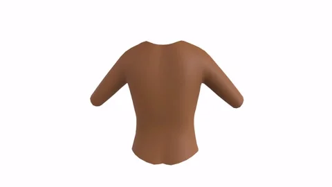 3D rendering of a short-sleeve brown shirt design creation process Stock-Footage 285924825