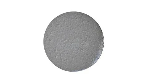 3d rendering of a shpere with structure isolated on white Stock Illustration