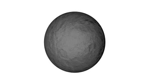 3d rendering of a shpere with structure isolated on white Stock Illustration