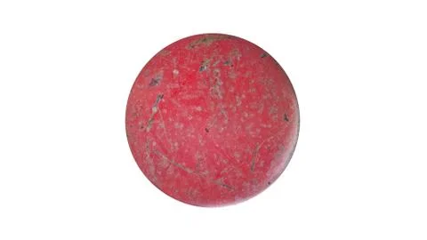 3d rendering of a shpere with structure isolated on white Stock Illustration