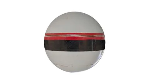 3d rendering of a shpere with structure isolated on white Stock Illustration