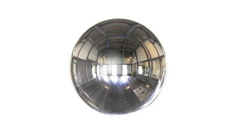 3d rendering of a shpere with structure isolated on white Stock Illustration