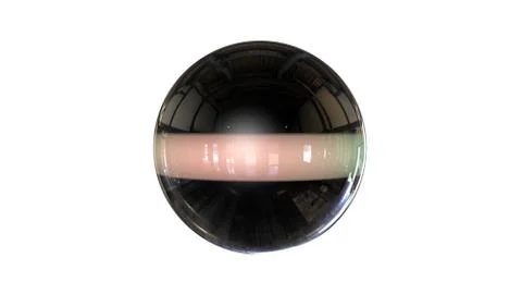 3d rendering of a shpere with structure isolated on white Stock Illustration