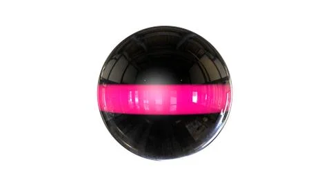 3d rendering of a shpere with structure isolated on white Stock Illustration