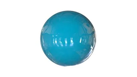 3d rendering of a shpere with structure isolated on white Stock Illustration