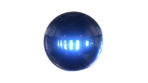 3d rendering of a shpere with structure isolated on white Stock Illustration