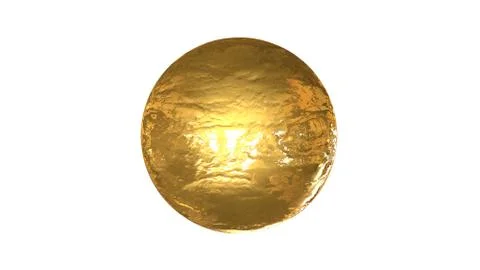 3d rendering of a shpere with structure isolated on white Stock Illustration