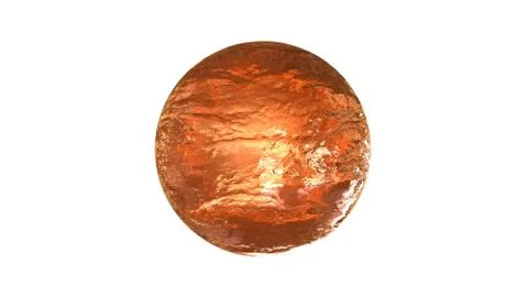 3d rendering of a shpere with structure isolated on white Stock Illustration