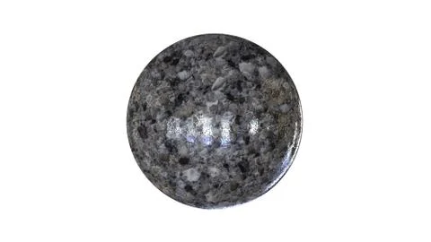 3d rendering of a shpere with structure isolated on white Stock Illustration