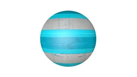 3d rendering of a shpere with structure isolated on white Stock Illustration