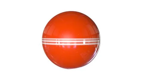 3d rendering of a shpere with structure isolated on white Stock Illustration