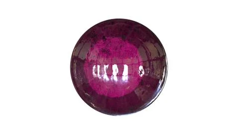 3d rendering of a shpere with structure isolated on white Stock Illustration