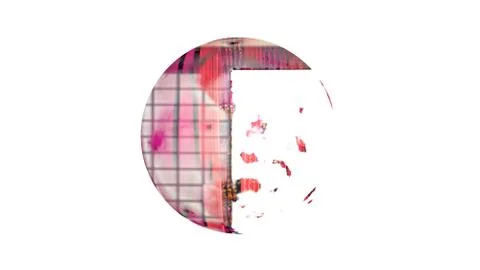 3d rendering of a shpere with structure isolated on white Stock Illustration