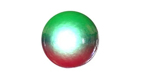 3d rendering of a shpere with structure isolated on white Stock Illustration