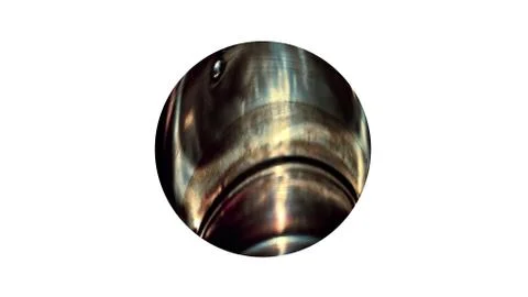 3d rendering of a shpere with structure isolated on white Stock Illustration