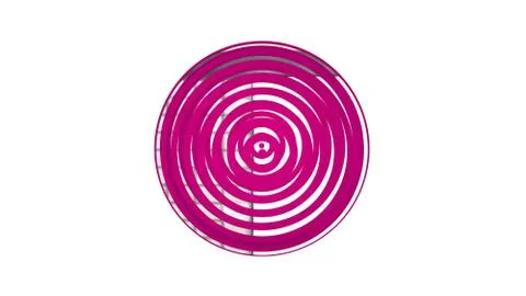 3d rendering of a shpere with structure isolated on white Stock Illustration