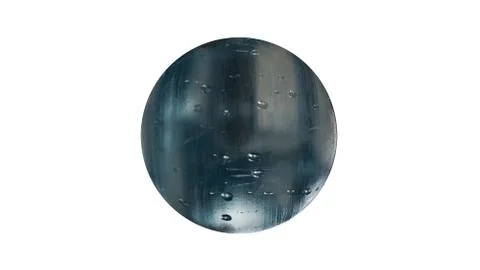 3d rendering of a shpere with structure isolated on white Stock Illustration