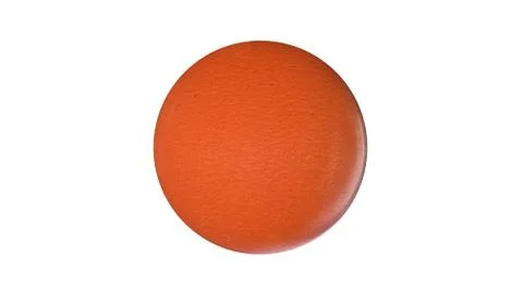 3d rendering of a shpere with structure isolated on white Illustrazione stock