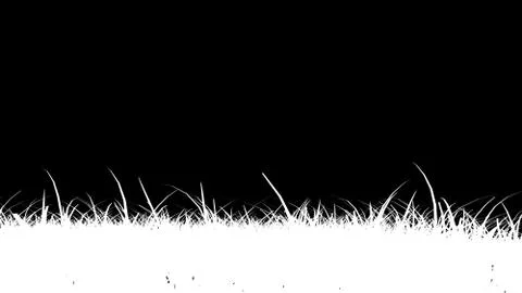 3d rendering of a silhouette plants Stock Illustration