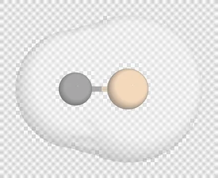3D rendering of Silicon Carbide over a transparent background. Stock Illustration