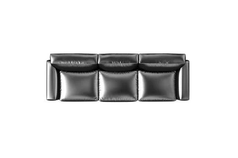 3D Rendering of Sofa For Business or Meeting on White Illustrazione stock