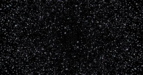 3d rendering. Space background stars. Stock Illustration