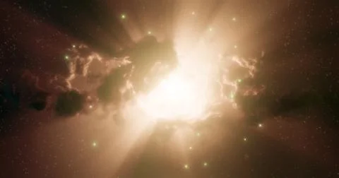 3d rendering. Space wallpaper and background. Universe with stars, constellat Stock Illustration