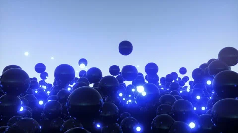 3d rendering of the sphere glow Stock-Footage 101025797