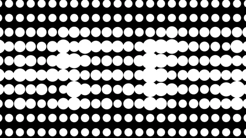3d rendering of sphere transition loop for motion graphic use Stock Footage 108579880