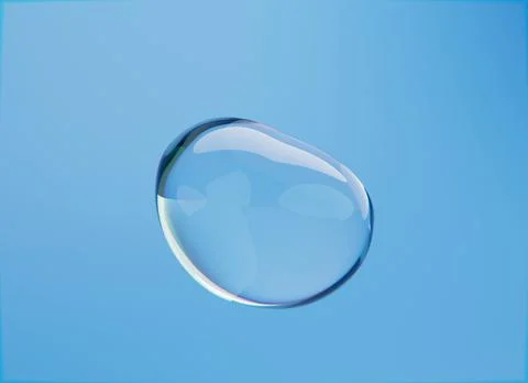 3d rendering Spheres Abstract background glossy water bubble background Stock Illustration