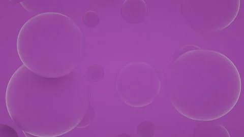 3D rendering of spheres of different sizes moving smoothly Video stock 169581987