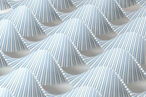 3d rendering, the spiral DNA consist of lines. 스톡 일러스트