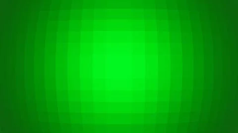 3D rendering of square patterns with a green gradient background Stock Illustration