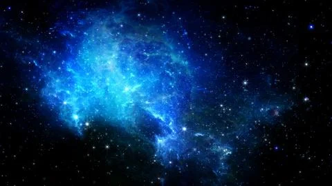 3D rendering stars nebula and galaxies Stock Illustration