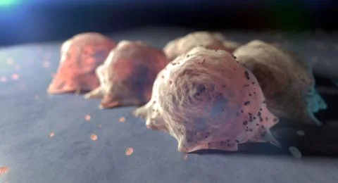 3D rendering of Stem Cells Stock Illustration