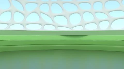 3D Rendering of Studio Background Stock Illustration