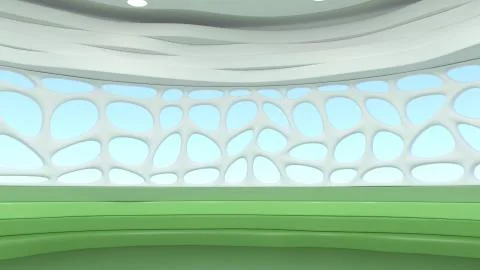 3D Rendering of Studio Background Stock Illustration