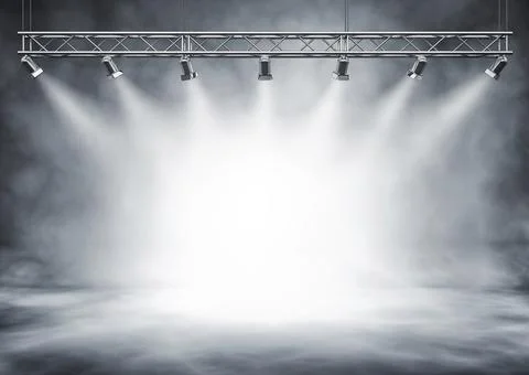 3D rendering of a studio background Illustrazione stock