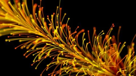 3D rendering of a stylish bright branch Stock Illustration