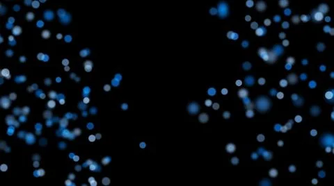 3D rendering of stylish Christmas bright particles in space that are scattere Stock-Illustration