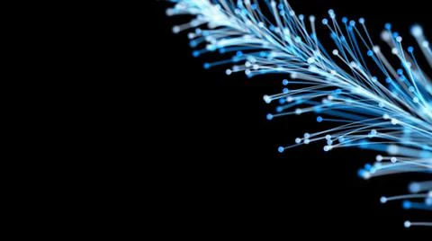 3D rendering of a stylish Christmas bright branch Stock Illustration
