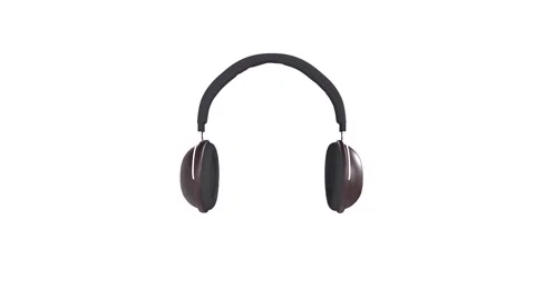 3D rendering of stylish over-ear headphones on a minimalist background Stock Footage 285671589