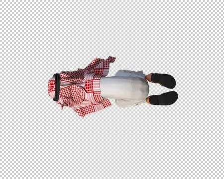 3d Rendering of a Stylized Middle Eastern Man. イラスト素材