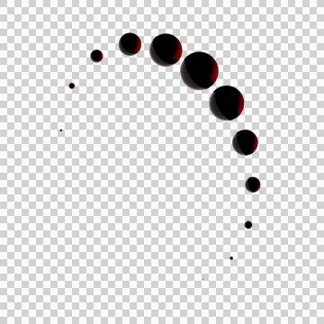 3d rendering of surreal floating spheres arranged in abstract molecular str.. Stock Illustration